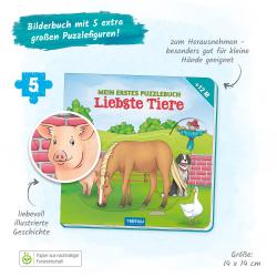 Trötsch Verlag GmbH & Co. KG: Trötsch Pappenbuch Mein erstes Puzzlebuch Liebste Tiere