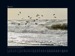 Wilde Nordsee - KUNTH Wandkalender 2025