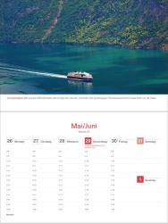 Hurtigruten - KUNTH Tischkalender 2025