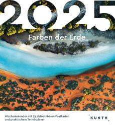 Farben der Erde - KUNTH Postkartenkalender 2025