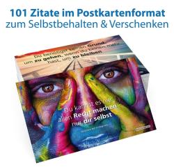 Dirk Schmidt: MUTivationsbox 2 - 101 Zitate auf Designerpostkarten für deine Motivation