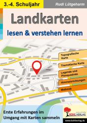 Rudi Lütgeharm: Landkarten lesen und verstehen lernen - Taschenbuch