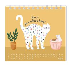 Mini-Kalender 2025 Have a purrrfect time!