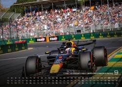 Formel 1 - Grand Prix - 2025 - F1 Kalender DIN A3