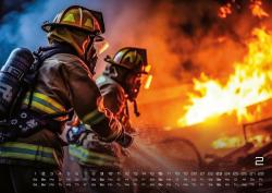 FIREFIGHTER - Retter in der Not - Feuerwehr - 2025 - Kalender DIN A2