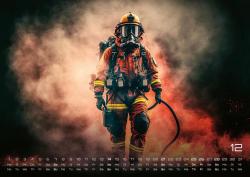 FIREFIGHTER - Retter in der Not - Feuerwehr - 2025 - Kalender DIN A2