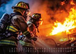 FIREFIGHTER - Retter in der Not - Feuerwehr - 2025 - Kalender DIN A3