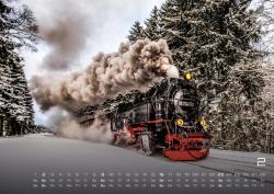 Eisenbahn - faszinierende Bahnwelt - 2025 - Kalender DIN A2