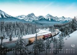 Eisenbahn - faszinierende Bahnwelt - 2025 - Kalender DIN A2