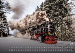 Eisenbahn - faszinierende Bahnwelt - 2025 - Kalender DIN A3