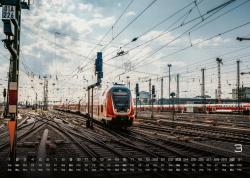 Eisenbahn - faszinierende Bahnwelt - 2025 - Kalender DIN A3