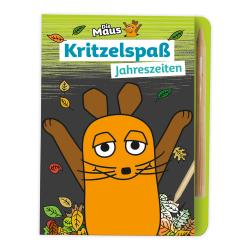 Trötsch Die Maus Mini-Kratzblock Kritzelspaß Jahreszeiten