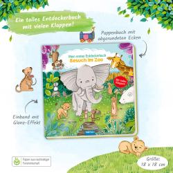 Trötsch Pappenbuch mit Klappen Mein erstes Entdeckerbuch Besuch im Zoo