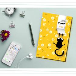 Trötsch Schülerkalender Flexi Flower Cat 24/25 - Taschenbuch