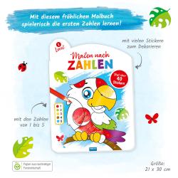 Trötsch Malen nach Zahlen 1. Level Malbuch - Taschenbuch