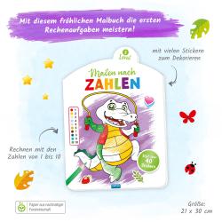 Trötsch Malen nach Zahlen 3. Level Malbuch - Taschenbuch