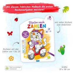 Trötsch Malen nach Zahlen 4. Level Malbuch - Taschenbuch