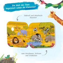 Trötsch Pappenbuch mit Klappen Mein erstes Klappenbuch Welt der Tiere Wer lebt wo?