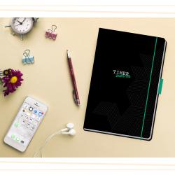 Trötsch Schülerkalender Specials mit Gummiband und Stifthalter Uni Black 25/26