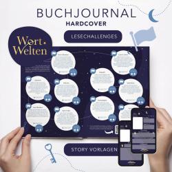 Lisa Wirth: Wort Welten: Buchjournal XXL - Lesetagebuch & Buchjournal für 100 Bücher | Buchtagebuch für Blogger und Booktok | Reading Journal | Lesetracker | Buchlisten | Blogging-Tools | Lesechallenges - gebunden