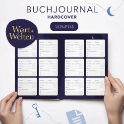 Lisa Wirth: Wort Welten: Buchjournal XXL - Lesetagebuch & Buchjournal für 100 Bücher | Buchtagebuch für Blogger und Booktok | Reading Journal | Lesetracker | Buchlisten | Blogging-Tools | Lesechallenges - gebunden