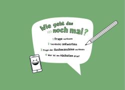 Grüner Hintergrund mit einer Sprechblase. Anweisungen für ein Spiel oder eine Aktivität.