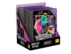 MONSTER HIGH SKETCHBOOK Monster Hug Scratch Reveal - Taschenbuch