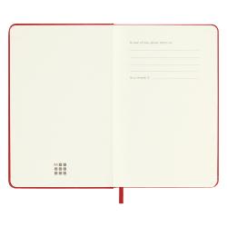 MOLESKINE Notizbuch Classic Pocket 9 x 14 cm liniert scharlachrot