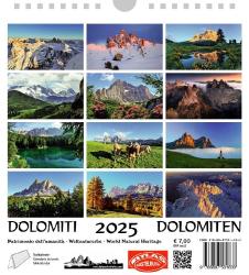 Dolomiten 2025, Postkartenkalender Querformat