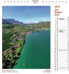 Südtirol 2025, Postkartenkalender Hochformat