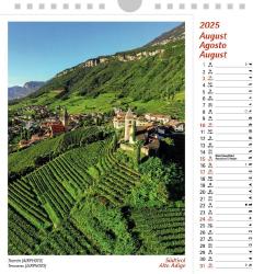 Südtirol 2025, Postkartenkalender Hochformat