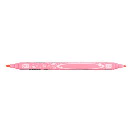 JOLLY Rotuladores Next Generation Superstars Duo | Rotuladores Lavables De Con Dos Puntas, Punta De Escritura Y Punta Gruesa, Diseño Negro, 24 Colores