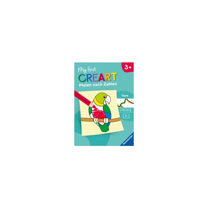 Ravensburger Mädchen 48840 My First Creart Malen Nach Zahlen Ab 3 - Tiere - Image 7