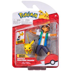 Pokémon 11 cm Battle Feature Figure Ash & Pikachu