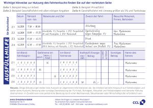 AVERY Zweckform Fahrtenbuch A6 quer 32 Bl. Recycling - LIBRO