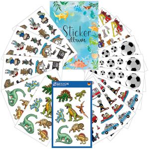 STICKERALBUM Kinder Sticker Aufkleber Alben Stickerbuch