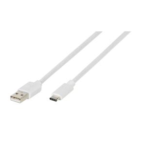 VIVANCO Daten- und Ladekabel USB Type-C™ 2 m weiß - LIBRO