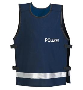 Polizei-Weste 1-teilig Größe 140 blau