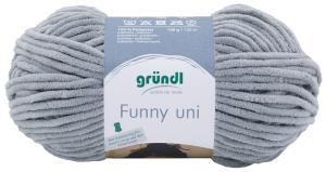 GRÜNDL Wolle ”Funny Uni” 100g grau - PAGRO