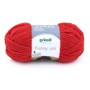 GRÜNDL Wolle ”Funny Uni” 100g weiß - PAGRO