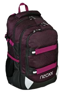 NEOXX Schulrucksack LIBRO Crazy - Mesh Active rosa/schwarz in