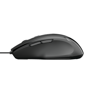 Trust Voca Comfort Mouse (Wired, 800, 1200, 1600 or 2400 DPI) Black