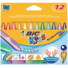 BIC Kids Wachsmalkreide, 12 Stück 