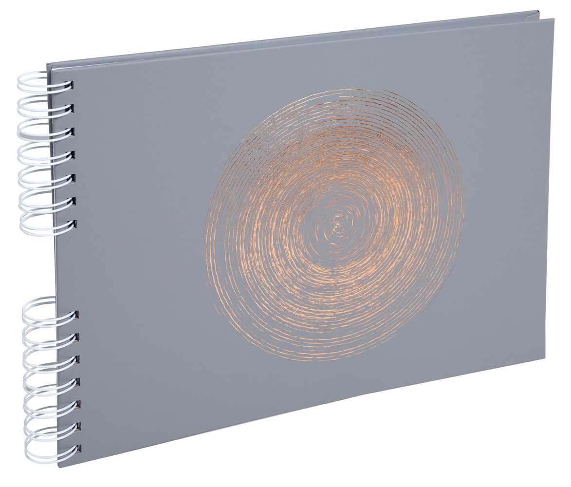 Gästebuch Ellipse 33 x 22 cm 50 Blatt grau