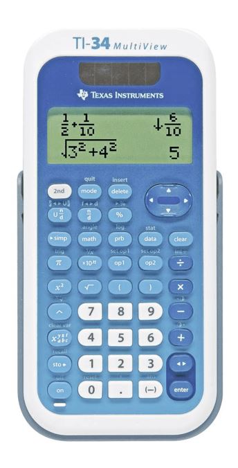 TEXAS INSTRUMENTS Taschenrechner TI 34 MultiView türkis