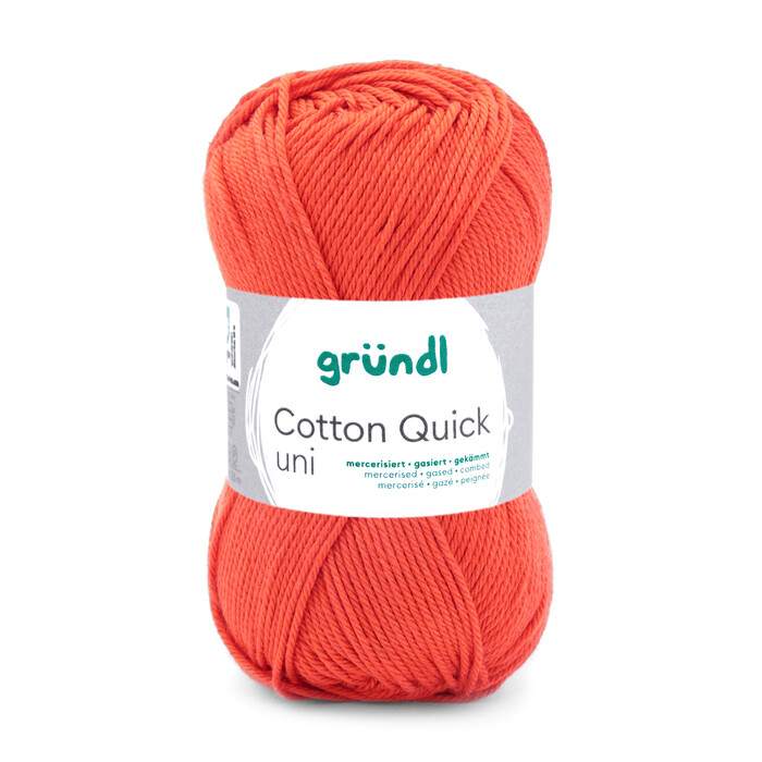 GRÜNDL Strickgarn Cotton Quick 50g orange