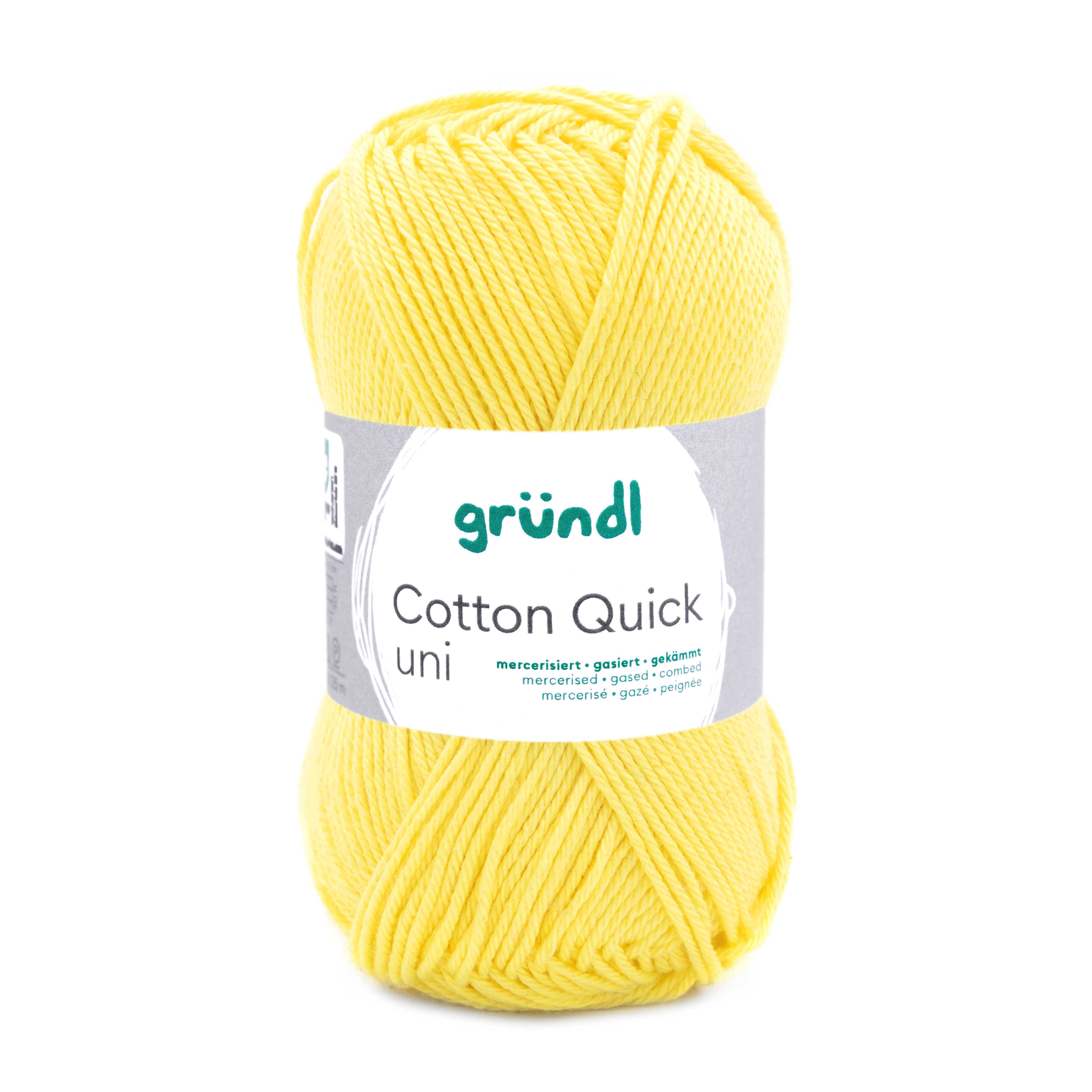 GRÜNDL Strickgarn Cotton Quick 50g gelb
