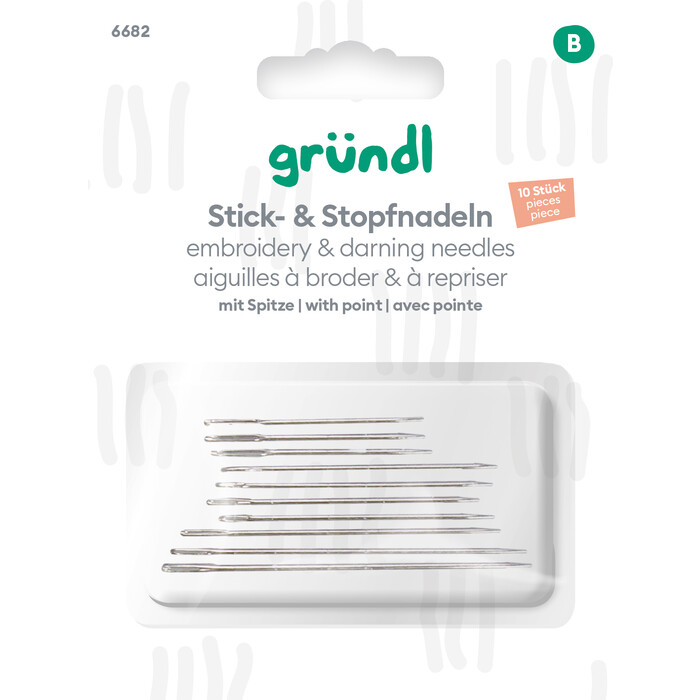 GRÜNDL Stick-/Stopfnadeln 10 Stück