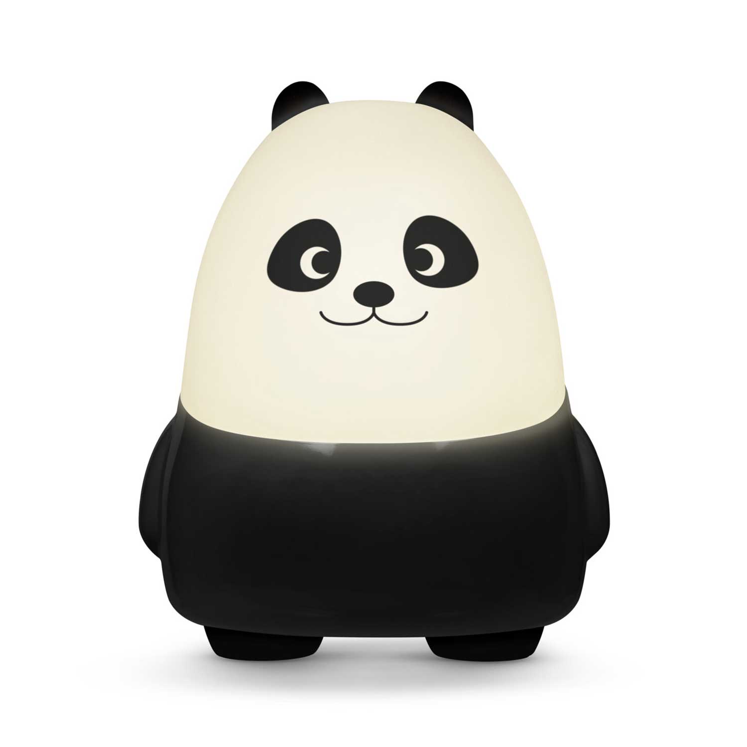 LUMIN'US Nachtlicht Panda mit Timer schwarz/weiß