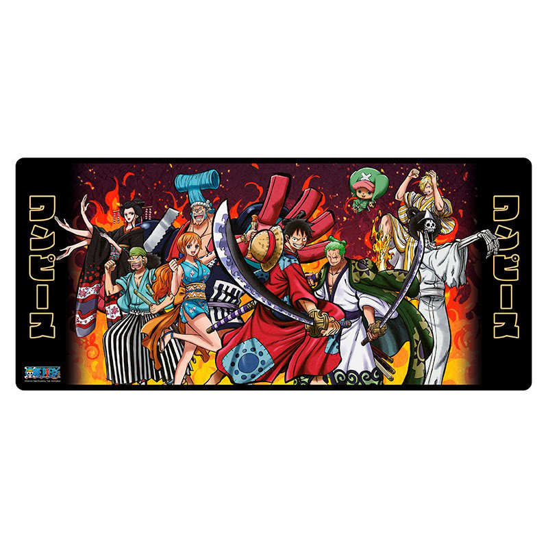 XXL Gaming Mauspad One Piece Battle in Wano 90 x 40 cm bunt